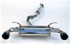 Load image into Gallery viewer, Invidia Subaru BRZ / Scion FRS Q300 w/ Rolled Titanium Tips Cat- Back Exhaust (Blue Edge)