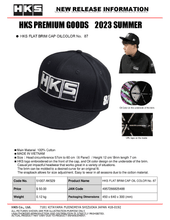 Load image into Gallery viewer, HKS FLAT BRIM CAP OILCOLOR No. 87