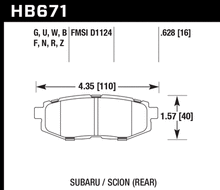 Load image into Gallery viewer, Hawk HPS Rear Brake Pads (FRS/BRZ)