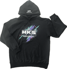 Load image into Gallery viewer, HKS HOODIE SUPER RACING BLACK XL