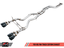Load image into Gallery viewer, AWE Tuning BMW F8X M3/M4 Non-Resonated Track Edition Exhaust - Chrome Silver Tips (102mm)