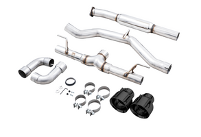 AWE Track Edition Exhaust - Diamond Black Tips - 2022+ GR86/BRZ