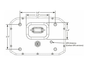 AEM Digital Display CD-7L logging CAN race dash with VDM (30-2206) included